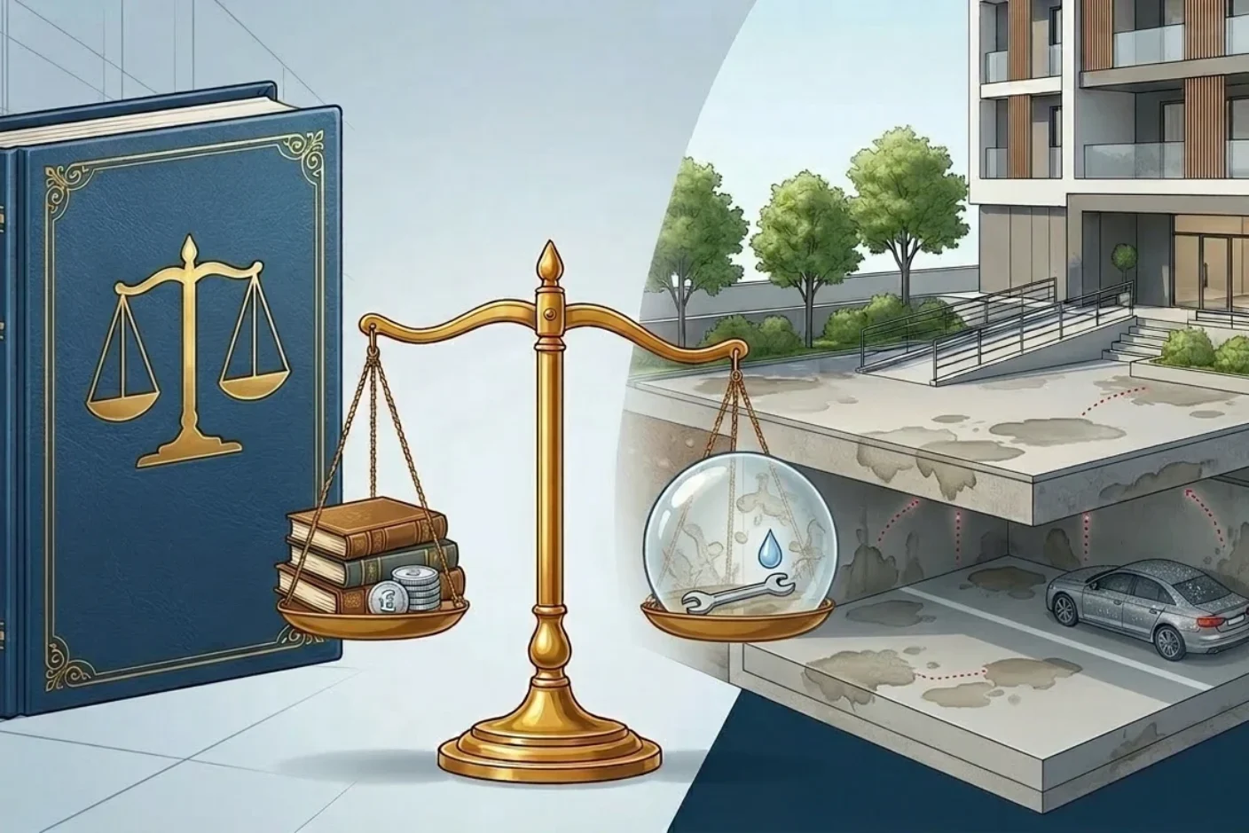 infiltrazioni garage condominio responsabilità